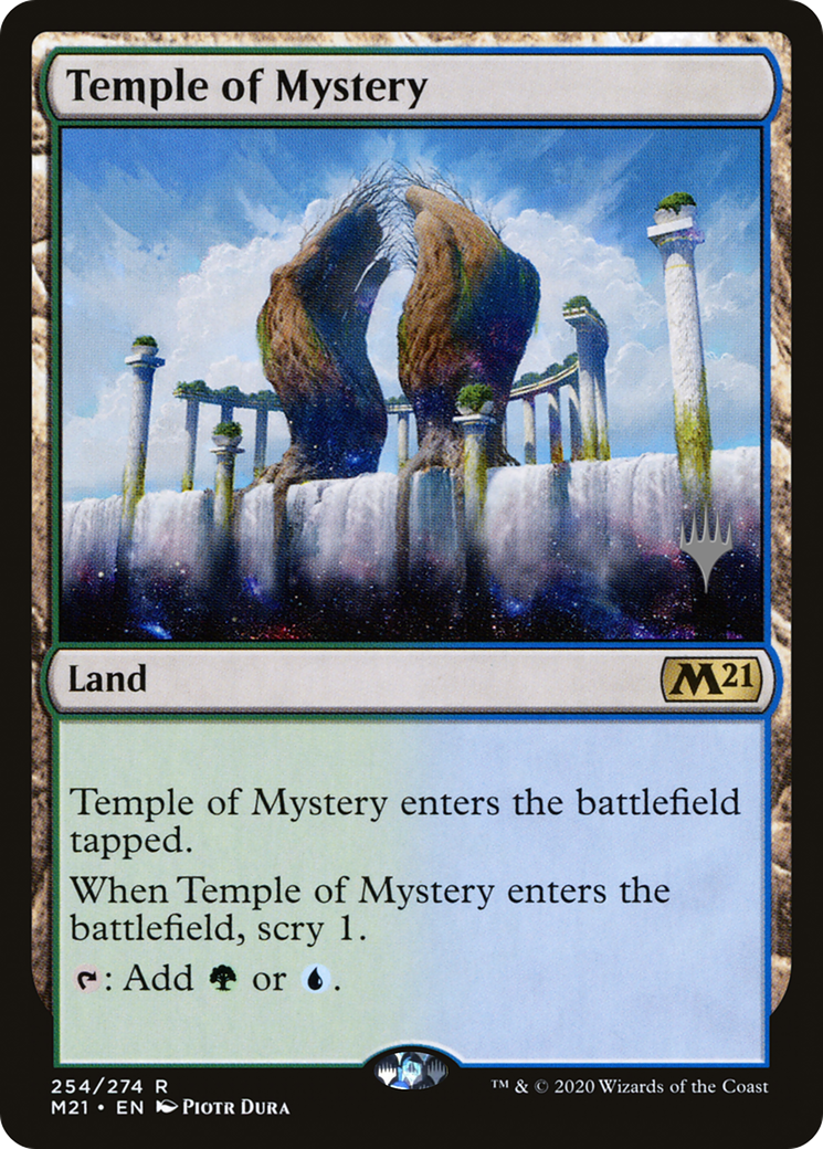 Temple of Mystery (Promo Pack) [Core Set 2021 Promos] | Grognard Games