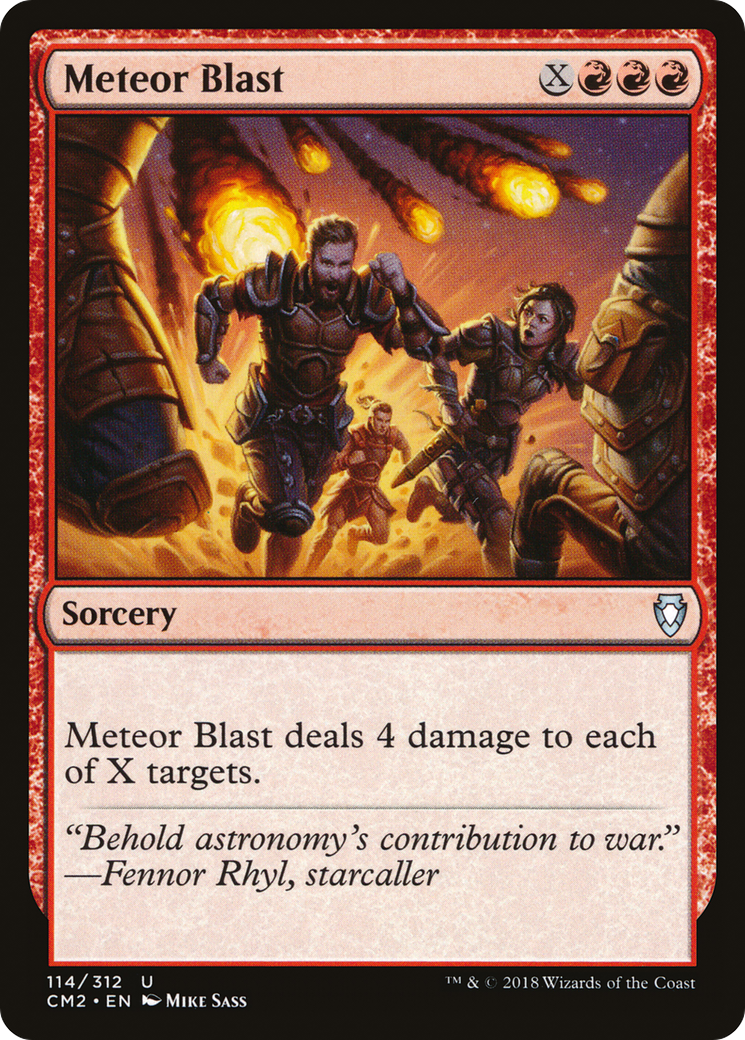 Meteor Blast [Commander Anthology Volume II] | Grognard Games
