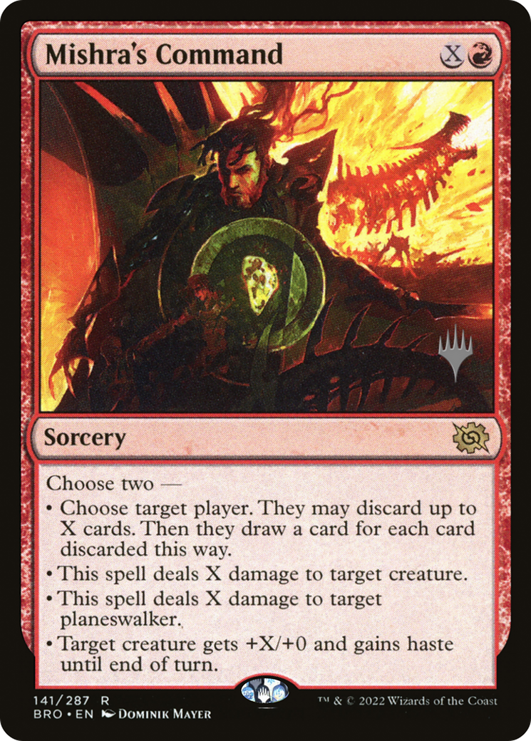 Mishra's Command (Promo Pack) [The Brothers' War Promos] | Grognard Games