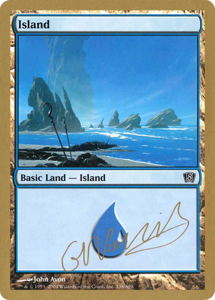 Island (gn336) (Gabriel Nassif) [World Championship Decks 2004] | Grognard Games