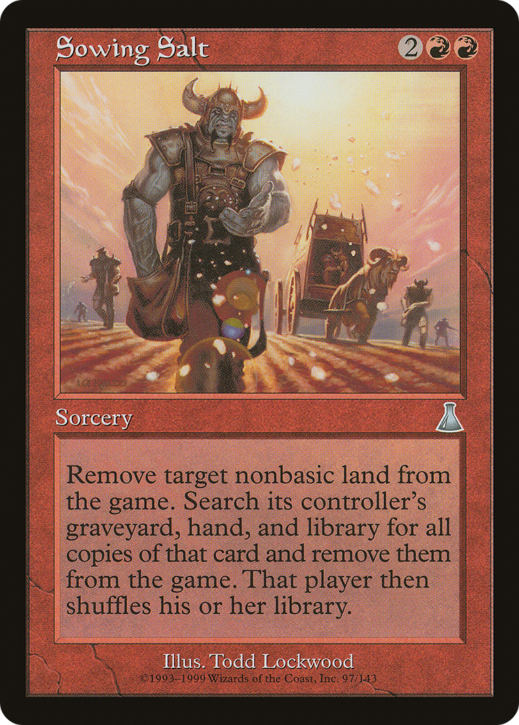 Sowing Salt [Urza's Destiny] | Grognard Games