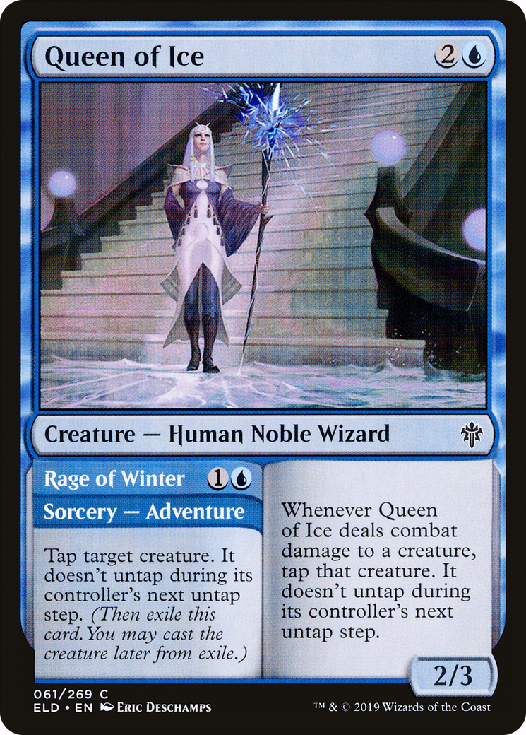 Queen of Ice // Rage of Winter [Throne of Eldraine] | Grognard Games