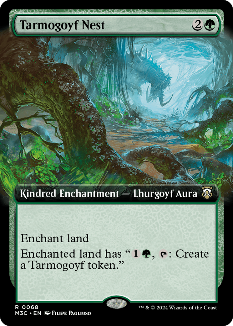 Tarmogoyf Nest (Extended Art) [Modern Horizons 3 Commander] | Grognard Games