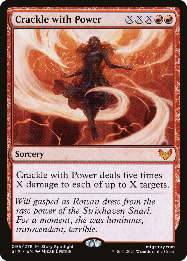 Crackle with Power [Strixhaven: School of Mages] | Grognard Games