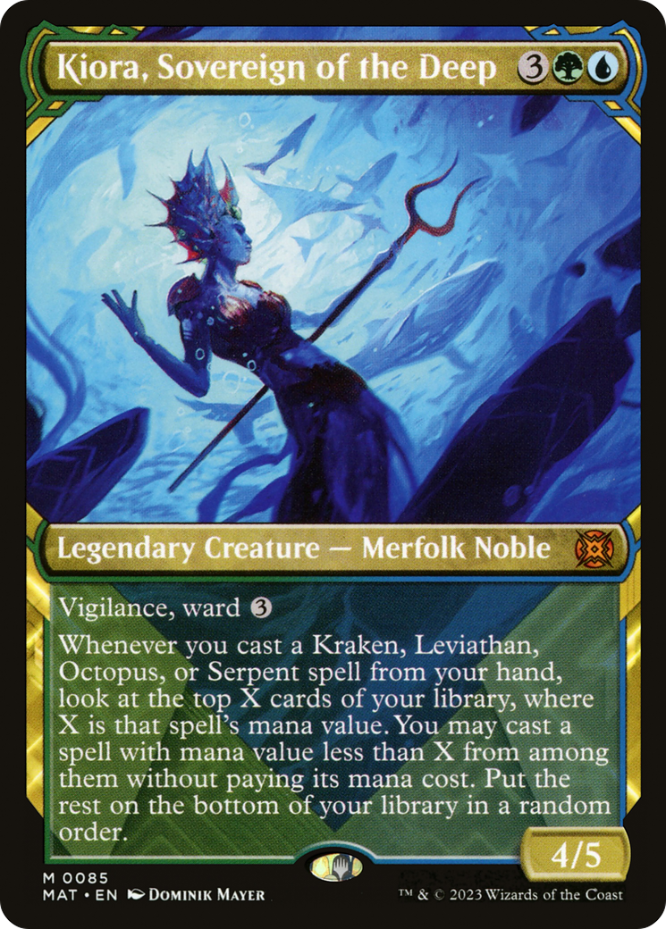 Kiora, Sovereign of the Deep (Showcase) [March of the Machine: The Aftermath] | Grognard Games