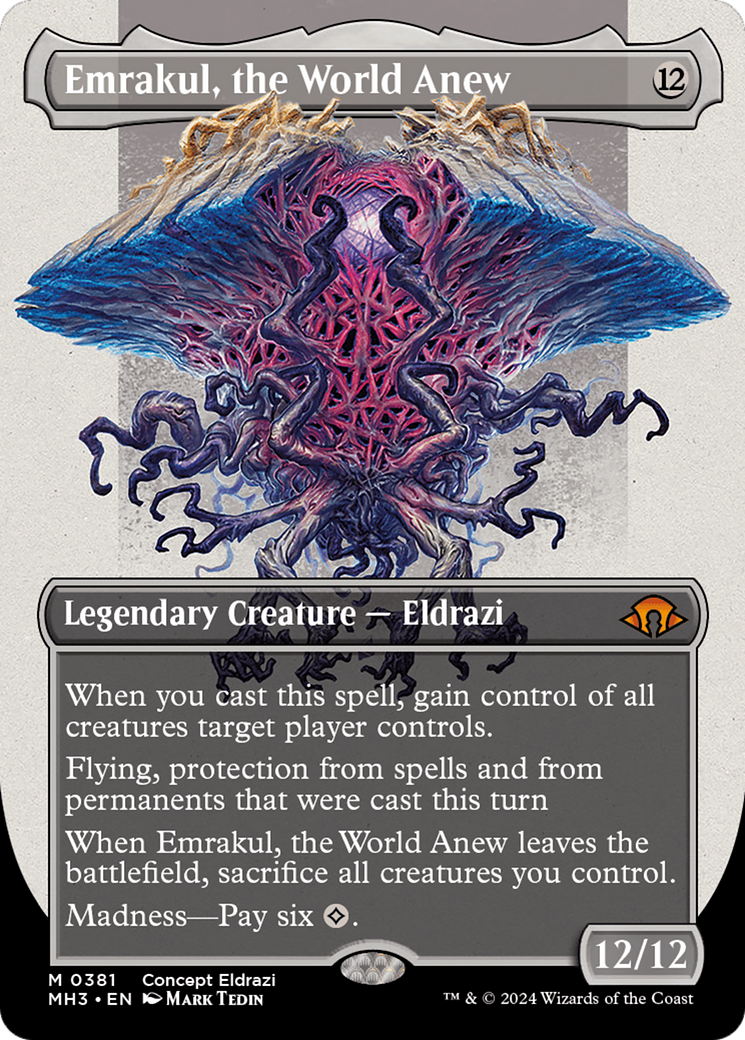 Emrakul, the World Anew (MH3-381) - Modern Horizons 3 (Borderless) | Grognard Games