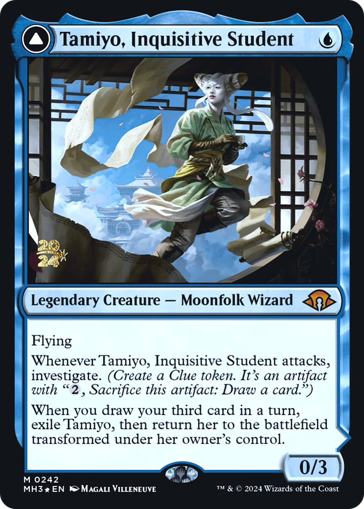 Tamiyo, Inquisitive Student [Modern Horizons 3 Prerelease Promos] | Grognard Games