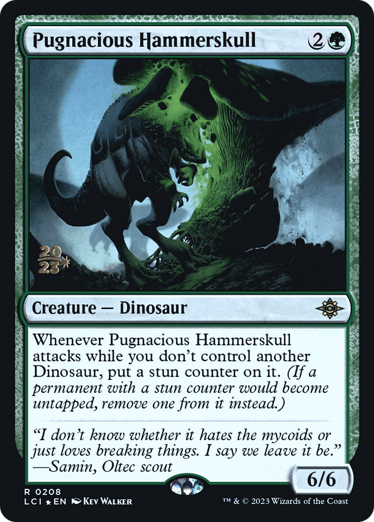 Pugnacious Hammerskull [The Lost Caverns of Ixalan Prerelease Cards] | Grognard Games