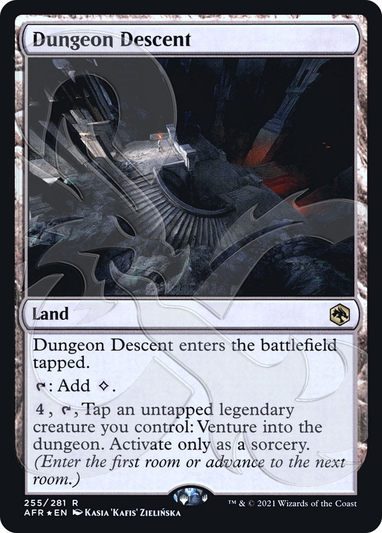 Dungeon Descent (Ampersand Promo) [Dungeons & Dragons: Adventures in the Forgotten Realms Promos] | Grognard Games
