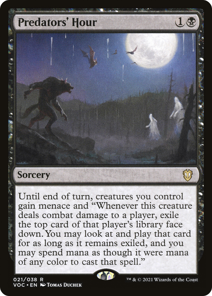 Predators' Hour [Innistrad: Crimson Vow Commander] | Grognard Games