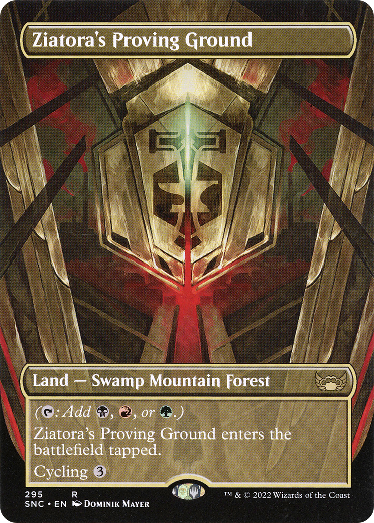 Ziatora's Proving Ground (Borderless Alternate Art) [Streets of New Capenna] | Grognard Games
