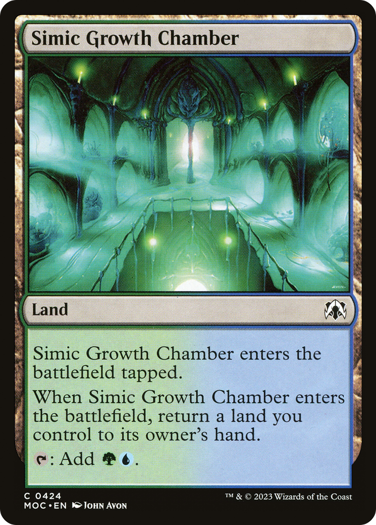 Simic Growth Chamber [March of the Machine Commander] | Grognard Games