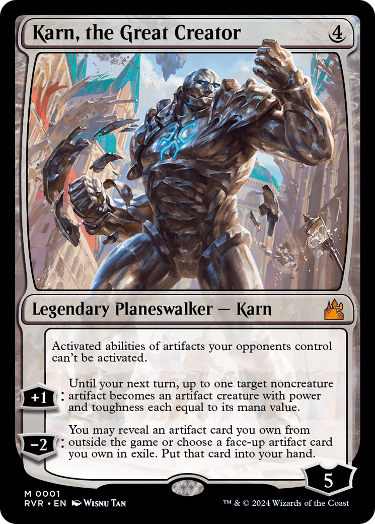 Karn, the Great Creator [Ravnica Remastered] | Grognard Games