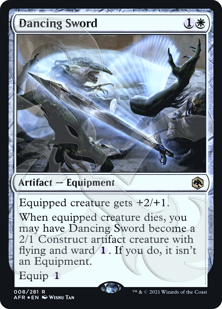 Dancing Sword (Ampersand Promo) [Dungeons & Dragons: Adventures in the Forgotten Realms Promos] | Grognard Games