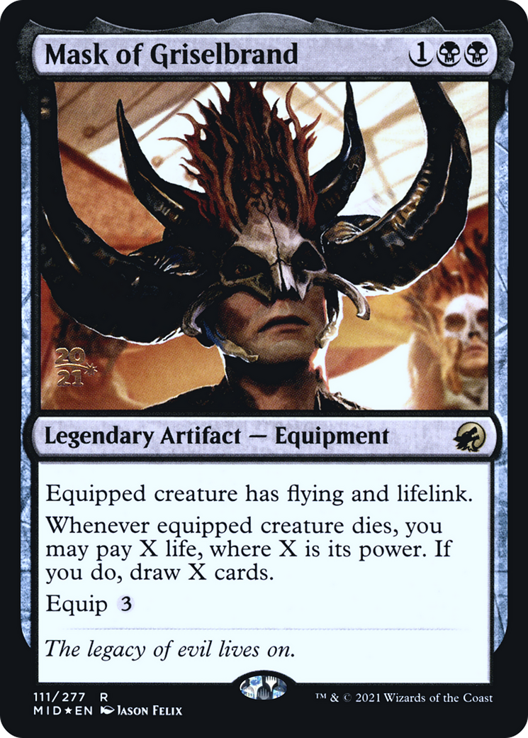 Mask of Griselbrand [Innistrad: Midnight Hunt Prerelease Promos] | Grognard Games