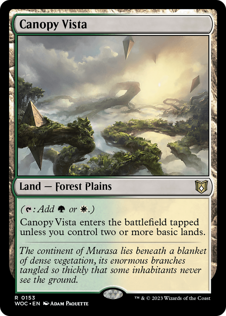 Canopy Vista [Wilds of Eldraine Commander] | Grognard Games