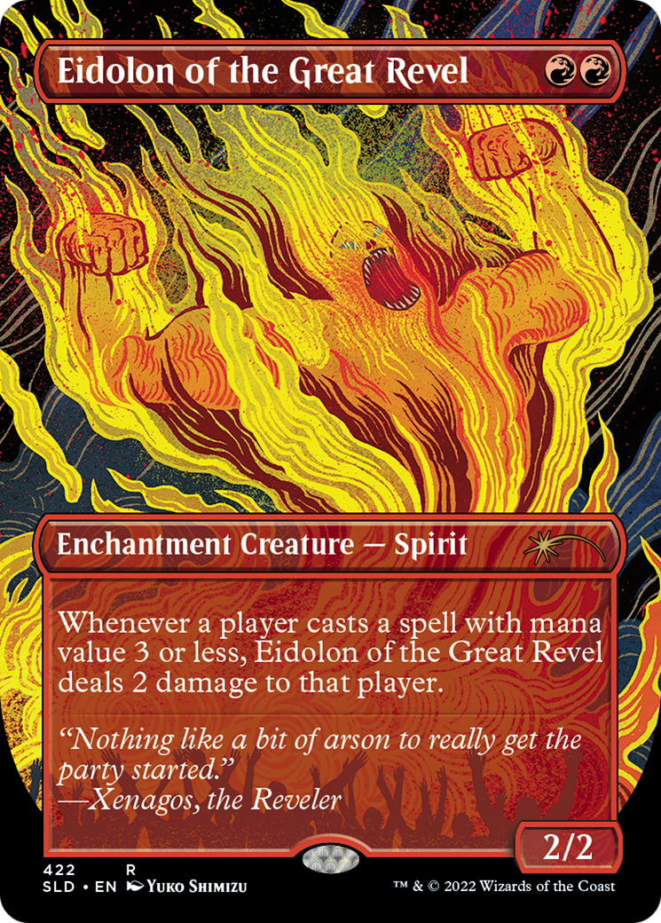 Eidolon of the Great Revel (Borderless) [Secret Lair Drop Series] | Grognard Games