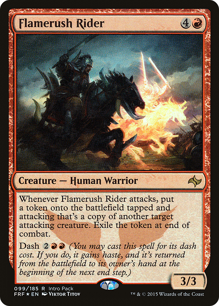 Flamerush Rider (Intro Pack) [Fate Reforged Promos] | Grognard Games