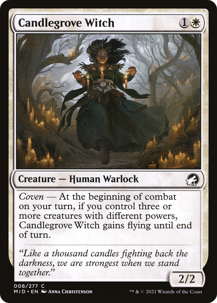 Candlegrove Witch [Innistrad: Midnight Hunt] | Grognard Games