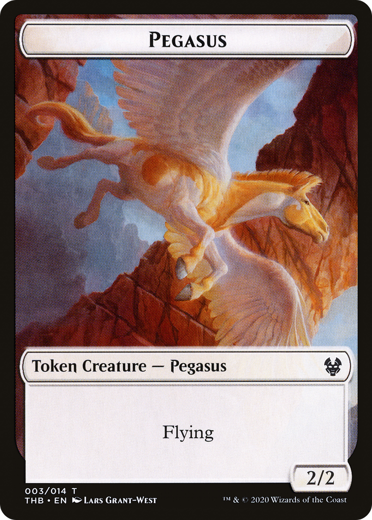 Pegasus (THB-003) - Theros Beyond Death Tokens Foil | Grognard Games