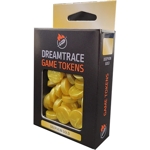 DREAMTRACE GAMING TOKENS Deepvein Gold | Grognard Games