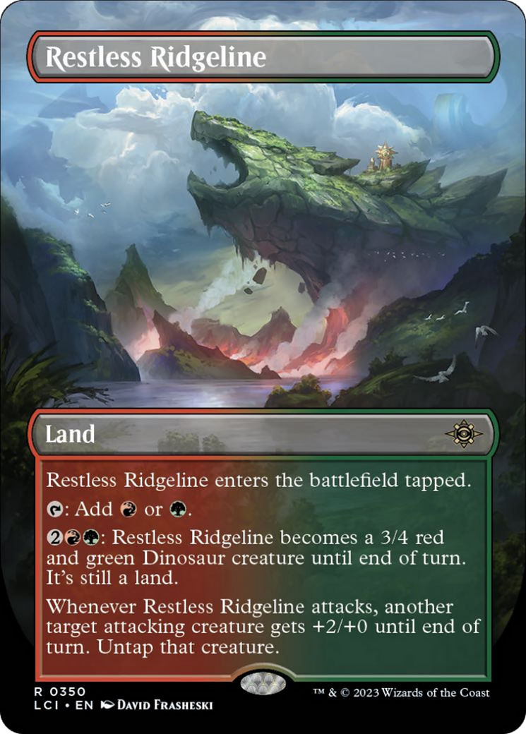 Restless Ridgeline (Borderless) [The Lost Caverns of Ixalan] | Grognard Games