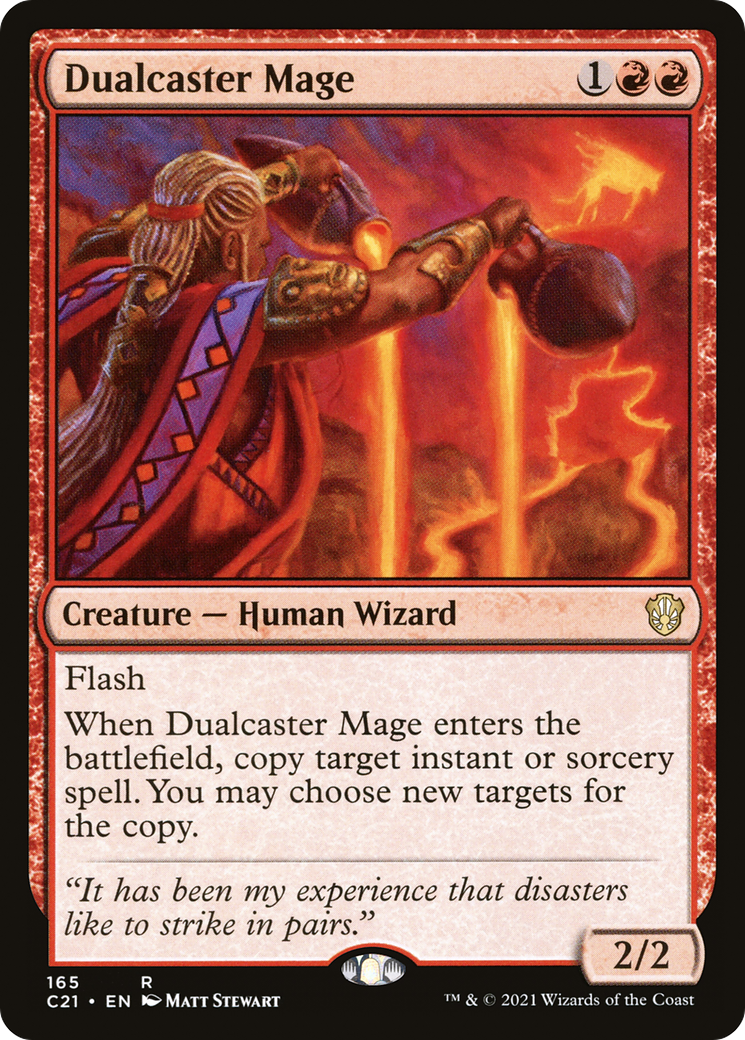 Dualcaster Mage [Commander 2021] | Grognard Games