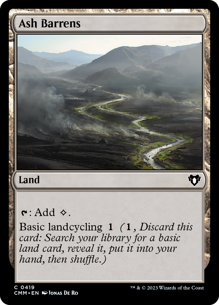 Ash Barrens [Commander Masters] | Grognard Games