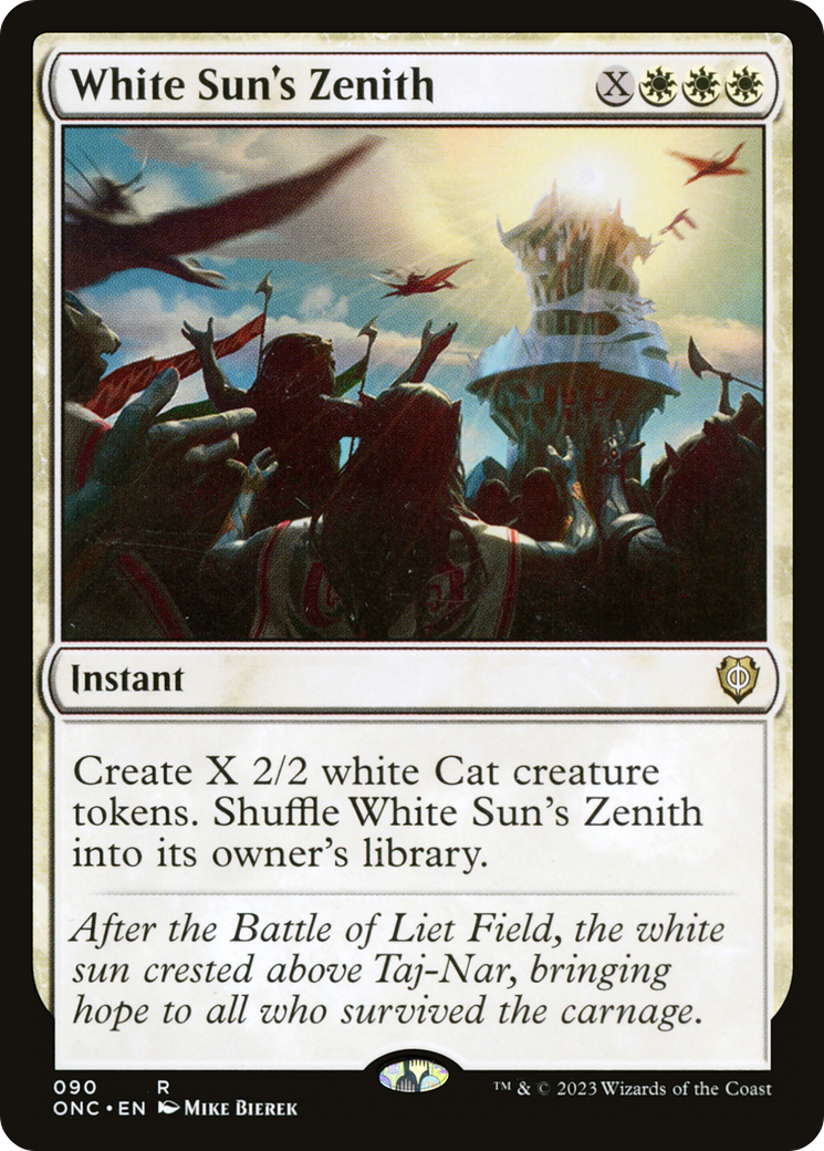 White Sun's Zenith [Phyrexia: All Will Be One Commander] | Grognard Games