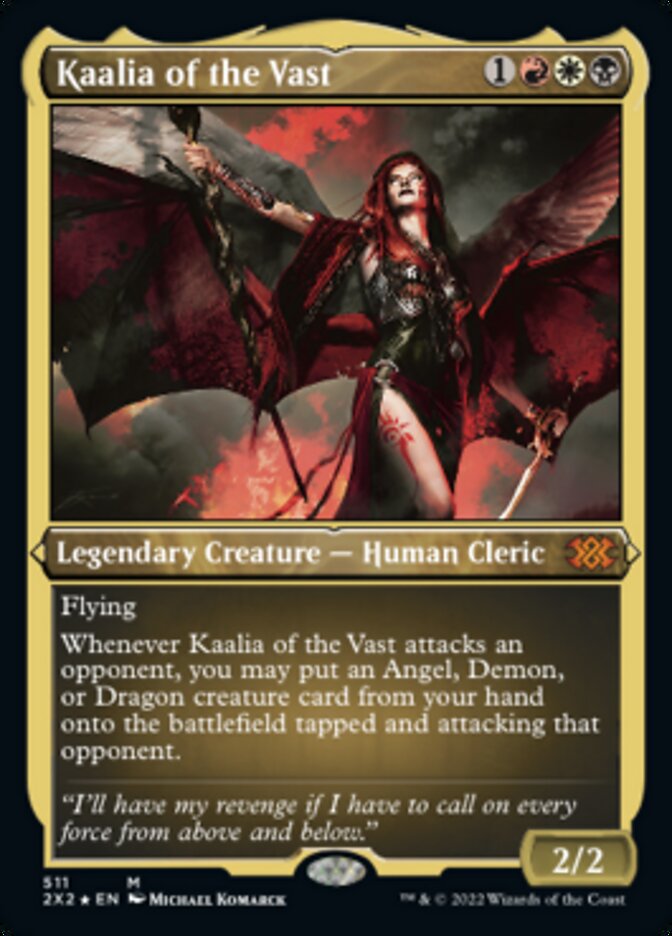 Kaalia of the Vast (Foil Etched) [Double Masters 2022] | Grognard Games