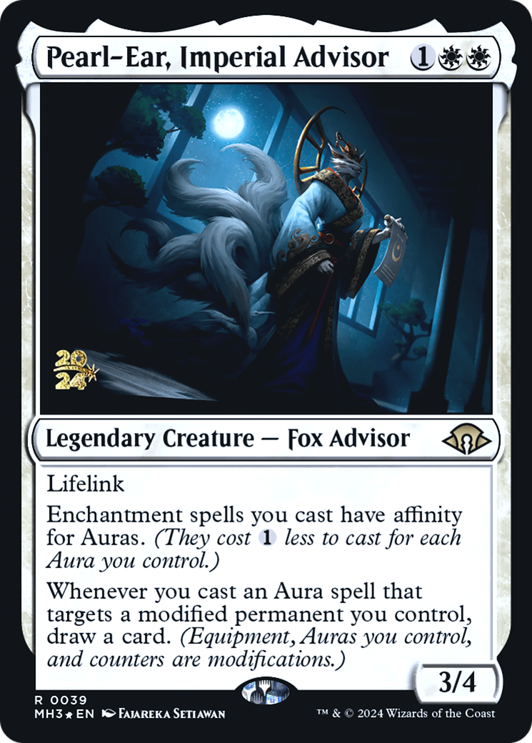 Pearl-Ear, Imperial Advisor [Modern Horizons 3 Prerelease Promos] | Grognard Games