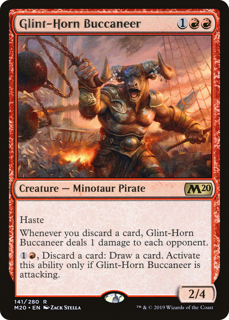 Glint-Horn Buccaneer [Core Set 2020] | Grognard Games