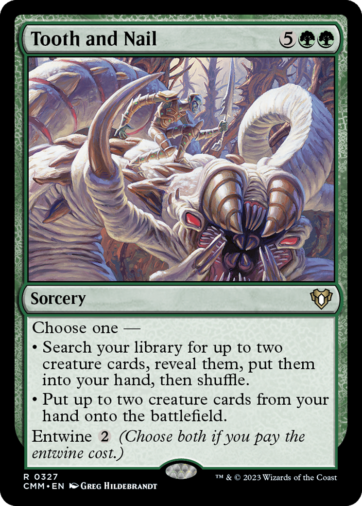 Tooth and Nail [Commander Masters] | Grognard Games