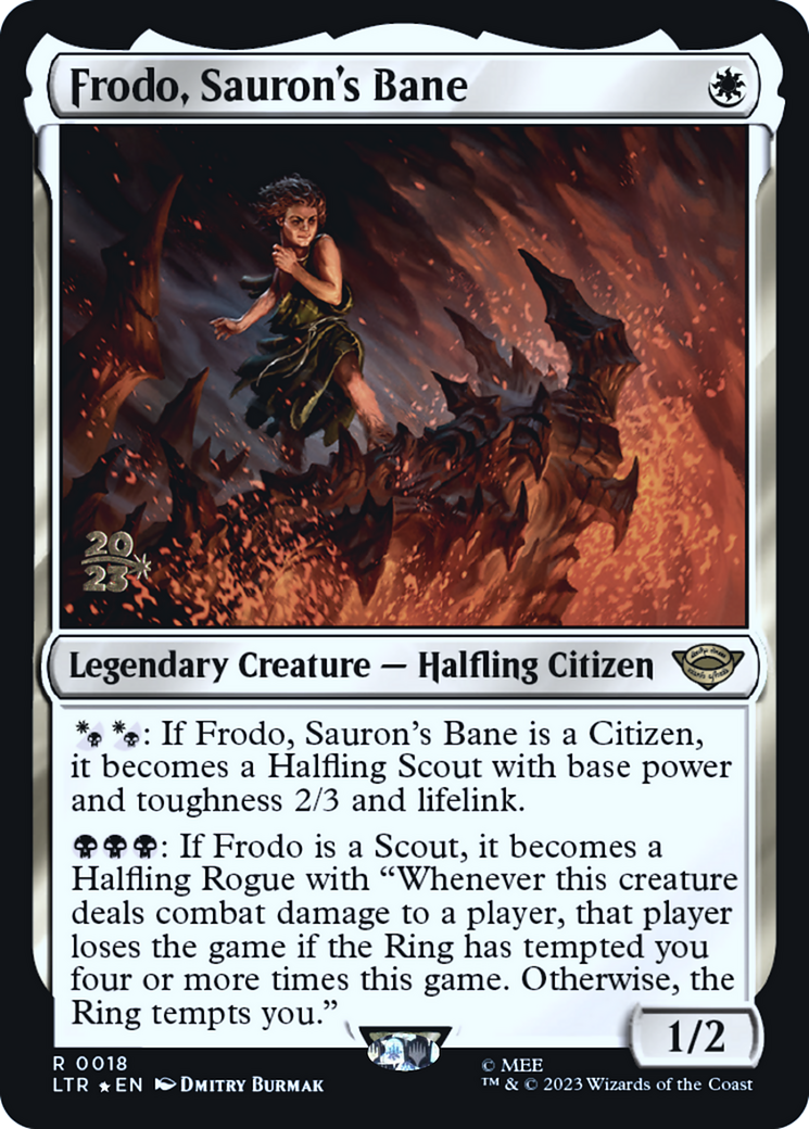 Frodo, Sauron's Bane [The Lord of the Rings: Tales of Middle-Earth Prerelease Promos] | Grognard Games