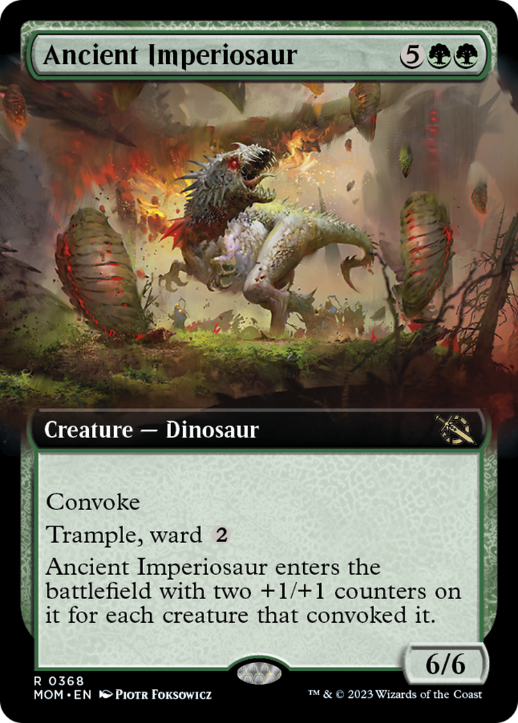 Ancient Imperiosaur (Extended Art) [March of the Machine] | Grognard Games