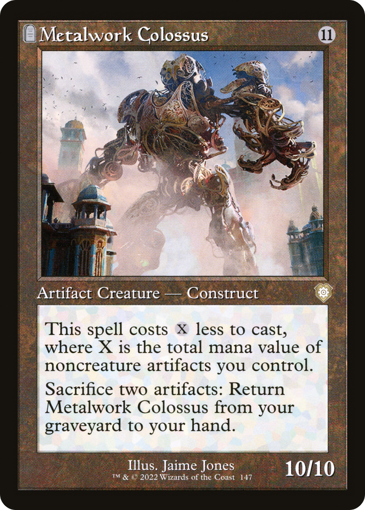 Metalwork Colossus (Retro) [The Brothers' War Commander] | Grognard Games