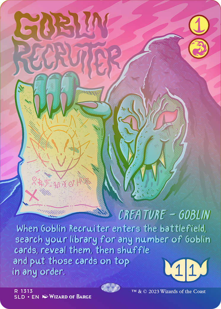 Goblin Recruiter (Rainbow Foil) [Secret Lair Drop Series] | Grognard Games