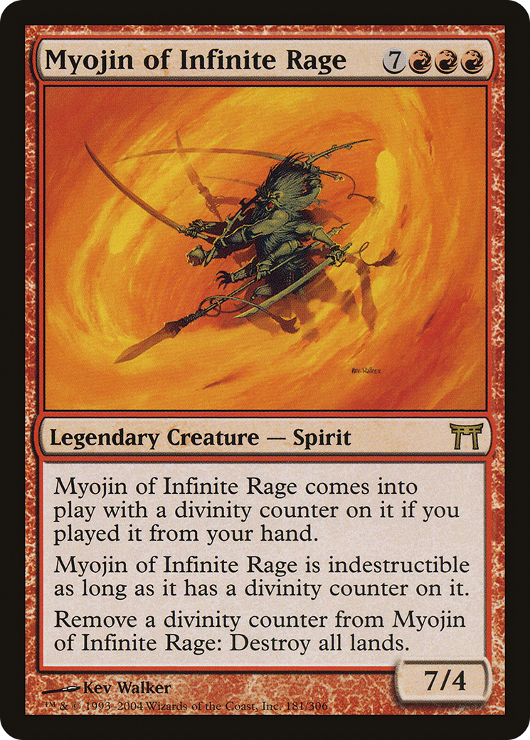 Myojin of Infinite Rage [Champions of Kamigawa] | Grognard Games