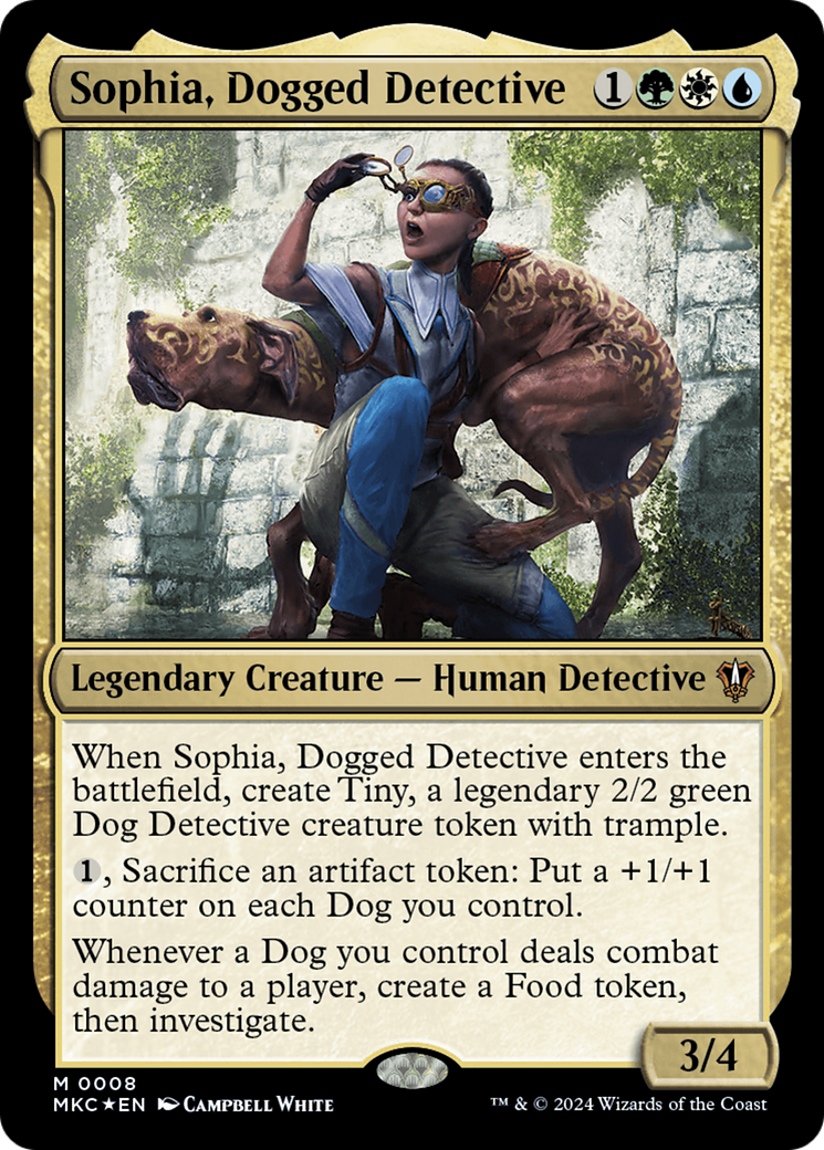 Sophia, Dogged Detective [Murders at Karlov Manor Commander] | Grognard Games