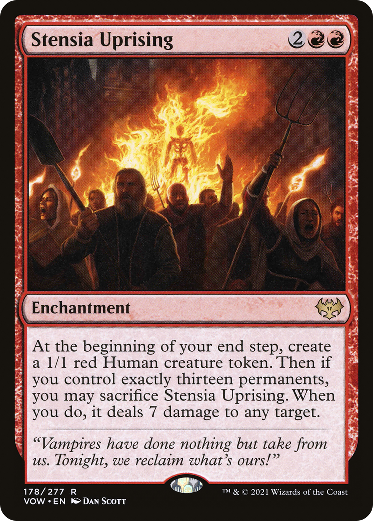 Stensia Uprising (VOW-178) - Innistrad: Crimson Vow Foil | Grognard Games