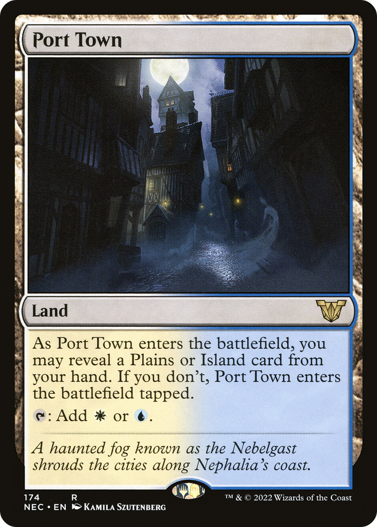 Port Town [Kamigawa: Neon Dynasty Commander] | Grognard Games