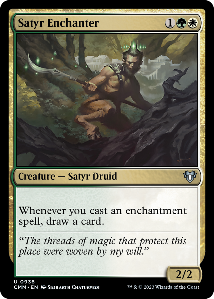 Satyr Enchanter [Commander Masters] | Grognard Games