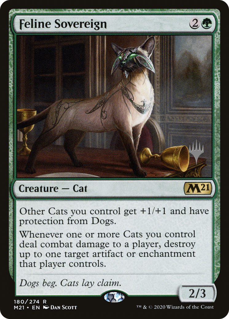 Feline Sovereign (Promo Pack) [Core Set 2021 Promos] | Grognard Games
