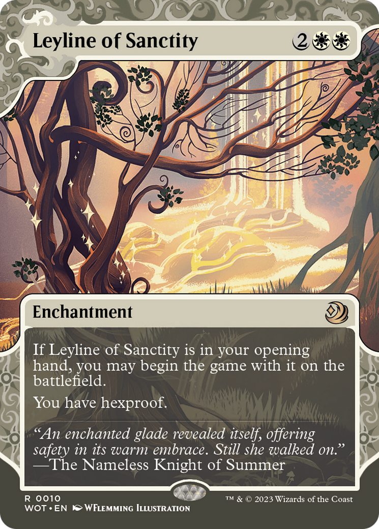 Leyline of Sanctity [Wilds of Eldraine: Enchanting Tales] | Grognard Games