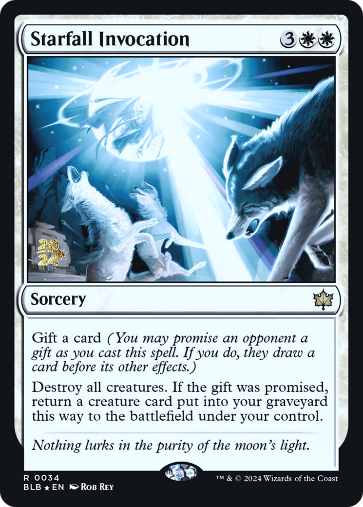 Starfall Invocation [Bloomburrow Prerelease Promos] | Grognard Games