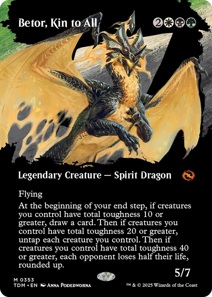 Betor, Kin to All (Borderless) [Tarkir: Dragonstorm] | Grognard Games