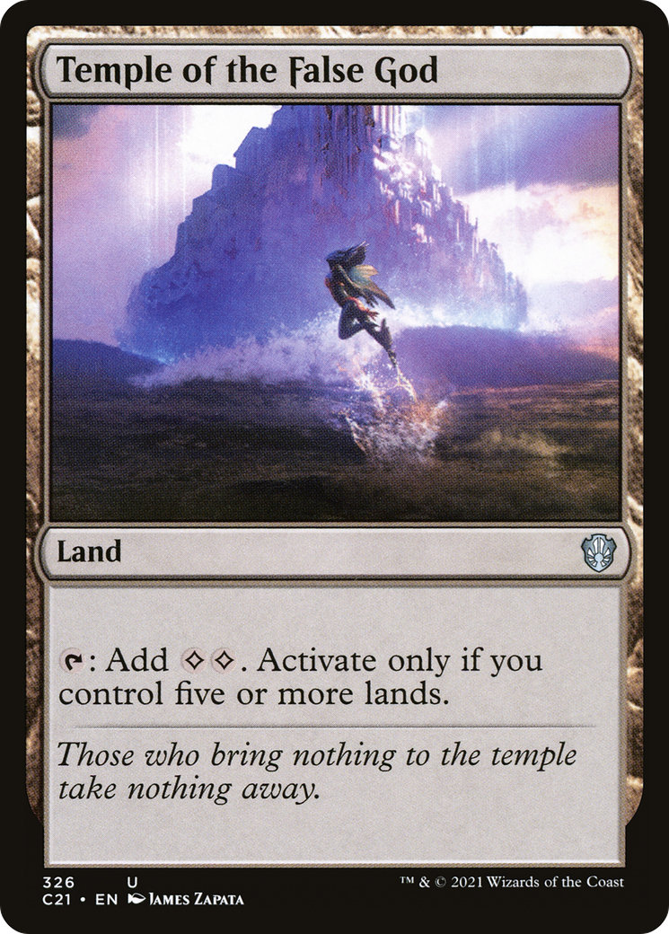 Temple of the False God [Commander 2021] | Grognard Games