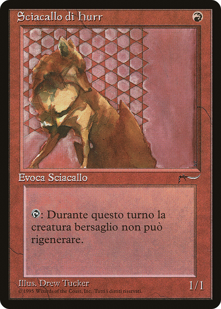 Hurr Jackal (Italian) - "Sciacallo di hurr" [Rinascimento] | Grognard Games