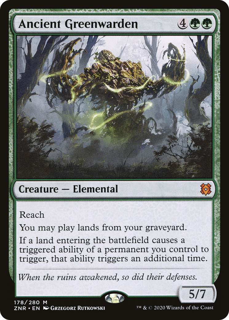 Ancient Greenwarden [Zendikar Rising] | Grognard Games