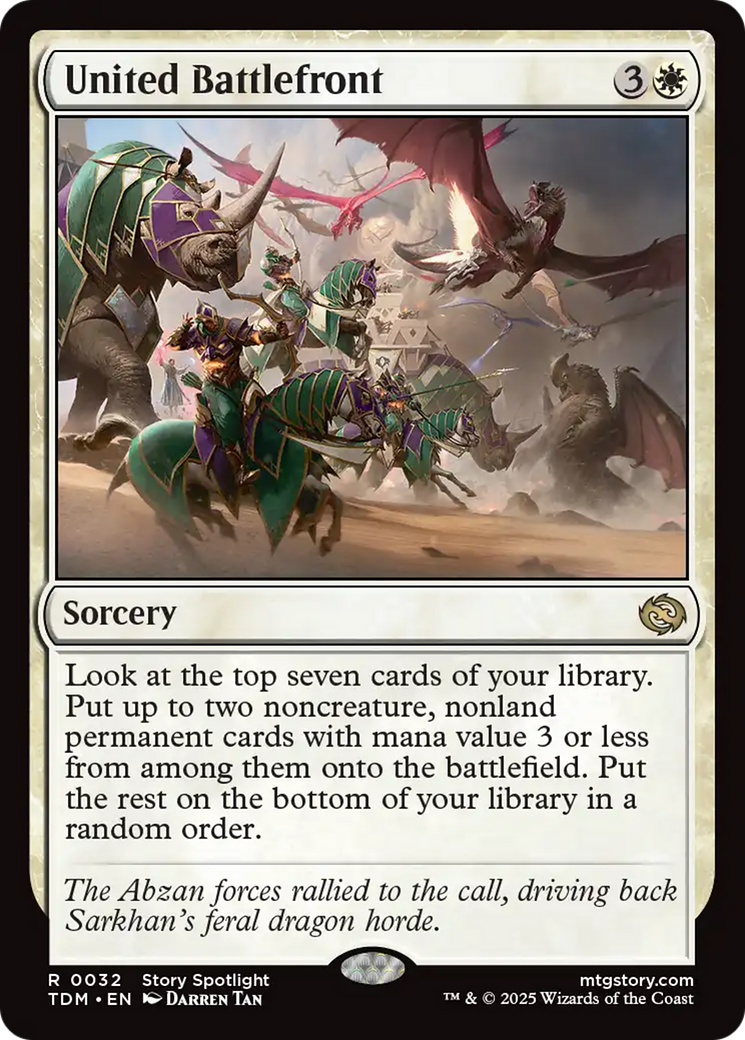 United Battlefront [Tarkir: Dragonstorm] | Grognard Games